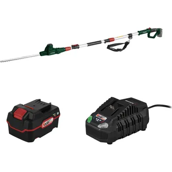 Zahradní nůžky PARKSIDE® Aku teleskopické nůžky na živý plot PTHSA 20-Li D5, 4 Ah