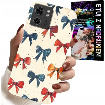 Pouzdro na mobilní telefon POUZDRO PRO MOTOROLA EDGE 40 - BAREVNÉ STUŽKY MÓDNÍ STUHA