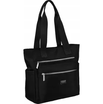 Kabelka Peterson shopper kabelka nylonová černá