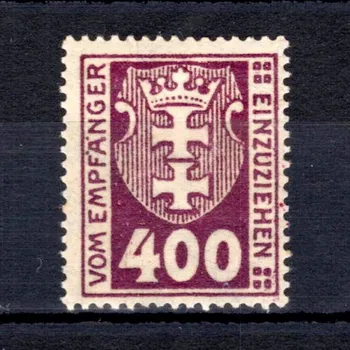 Sběratelství Známka Danzig*, 400 Pf