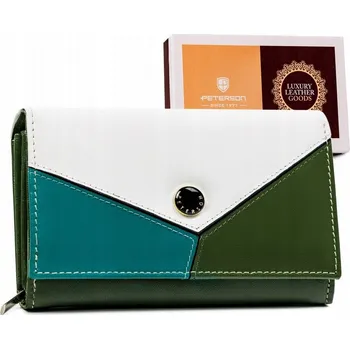 Peněženka Peterson peněženka z pravé kůže, vícebarevná - dámská
