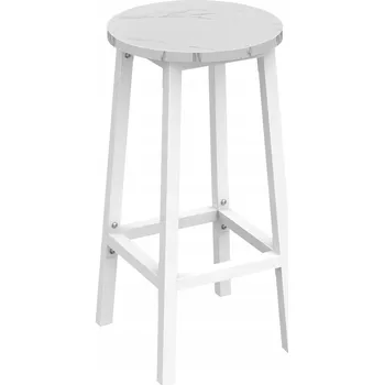 Barová židle Barová Židle Oskar bílý, černý, přírodní dub, dub sonoma 65 cm dřevo