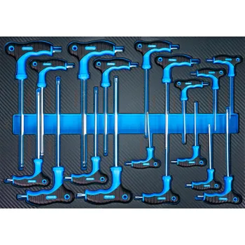 Matabro MB-TCI-605, Vložka do dílenského vozíku 3/3 | sada Torx a imbus klíčů s T-rukojetí