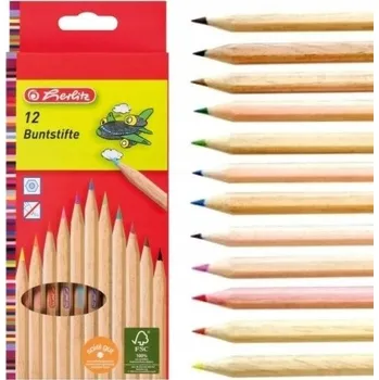 Pastelka Pastelky Herlitz Natura, 12 barev