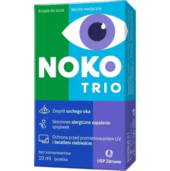 Oční kapky Noko Trio oční kapky na syndrom suchého oka 10 ml