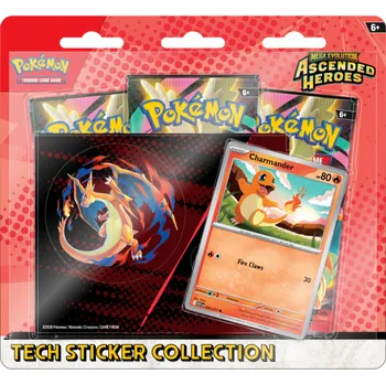 Společenská hra Pokémon TCG Mega Evolution Ascended Heroes Charmander Tech Sticker Collection