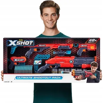 Vystřelovací pistole Zuru X-Shot Velká sada 4 pistole a 24 šipek Dárek