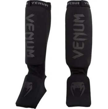 Chránič holeně pro bojový sport Venum Kontact Shin Guards, Black/Black Velikost: M