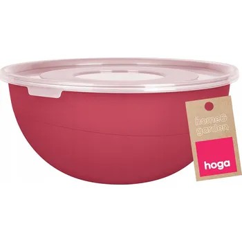 KUCHYŇSKÁ MÍSA S VÍKEM Miska na potraviny, mrazuvzdorná, plastová, bordó 2L