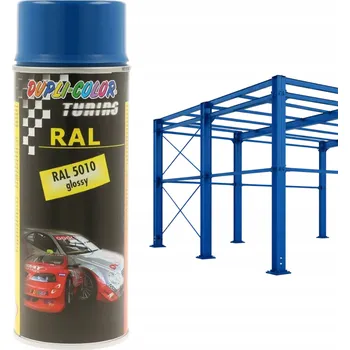 Barva ve spreji Dupli Color Akrylový lak RAL 5010 Modrá Lesklá 400ML