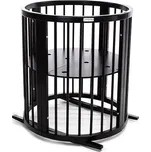 MIMIKO Postýlka kulatá 7v1 - Round Wenge