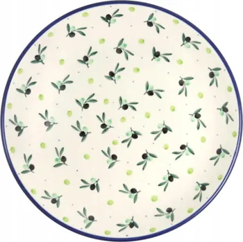 Talíř Mělký jídelní talíř Zakłady Ceramiczne "Bolesławiec" 24 cm
