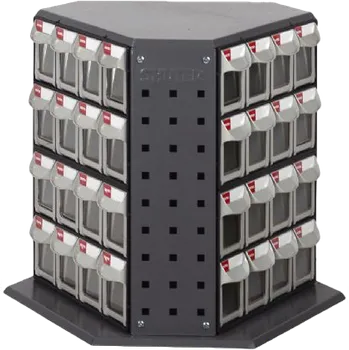 SHUTER Otočný organizér s 48 výklopnými zásobníky PROFI RFO-848
