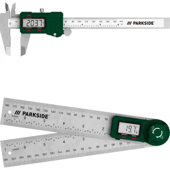 Posuvné měřítko Parkside PWSD A1 PMCD A1 digitální úhloměr a posuvné měřítko