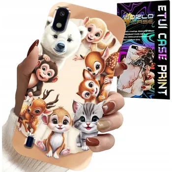 Pouzdro na mobilní telefon POUZDRO PRO SAMSUNG A10 - ZADNÍ KRYT PRO DĚTI S LESNÍMI ZVÍŘATY CASE