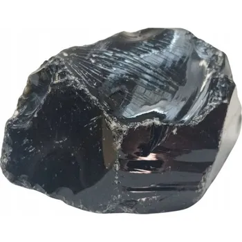 Přírodní kámen Obsidián Černý - surový kus (cca 600 gr.)