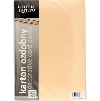 Barevný papír Ozdobný karton Argo Iceland 220g A4 broskvový