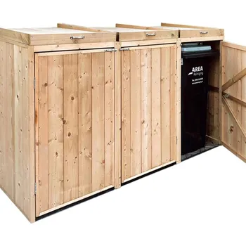 Přístřešek na popelnici Tuindeco Triple 215 x 80 x 120 cm | cena za ks