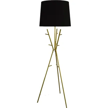 Stojací lampa Stojací lampa WARDROBE 175 CM černá/zlatá