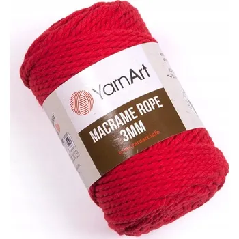 Příze Šňůra kroucená YarnArt Macrame Rope cihlová 773