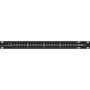 Počítačové příslušenství UBNT EdgeSwitch ES-48-500W [70Gbps, 500W, aktivní (802.3af/at) i pasivní (24V) PoE, 2xSFP, 2xSFP+, L2/L3]