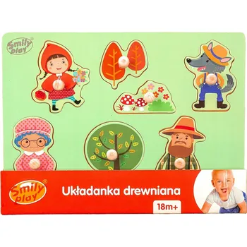 Puzzle Dřevěné puzzle, Červená Karkulka