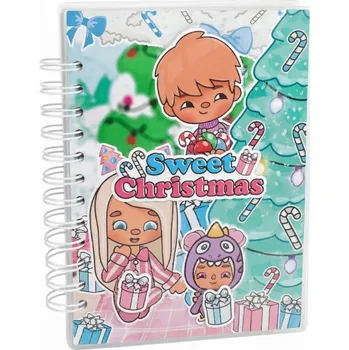 interaktivní kniha Toca Boca Vánoční domeček knížka na suchý zip dárek na Mikuláše