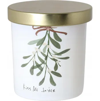 Svíčka Parafínová vonná svíčka růže a eukalyptus Upominkarnia