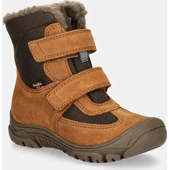 Dívčí sněhule Dětské kožené sněhule Froddo LINZ WOOL TEX HIGH G3160229.25.30 hnědá 88X, EUR 30