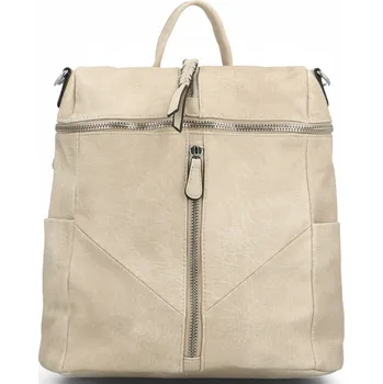 Městský batoh Trendy dámský koženková batoh Lively, béžový