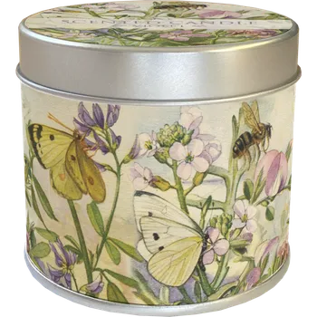 Svíčka Vonná svíčka v plechové dóze Meadow Butterfly