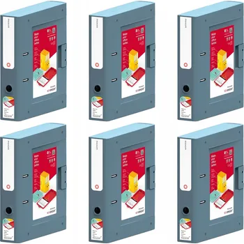 KANCELÁŘSKÝ POŘADAČ NA DOKUMENTY ORGANIZÉR UZAVÍRATELNÝ Z PLASTU 70mm 6 Ks