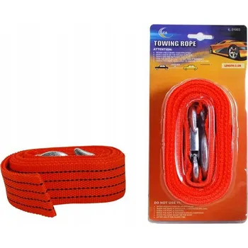 Upínací popruh Tažný popruh 3T lano 3,5M pás s háky