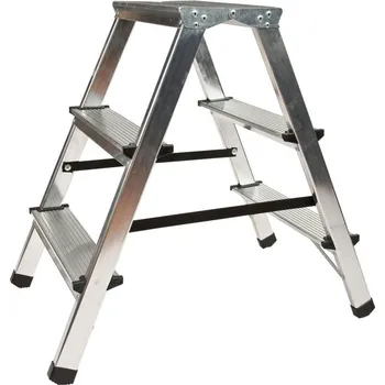 Železářství Drabest oboustranný hliníkový Žebřík 2x3 125 kg
