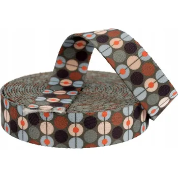 Vodítko pro psa Popruh , stuhy 10 m x 2,5 cm vícebarevné