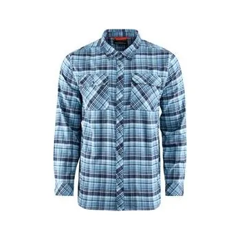 Pánská košile Grundéns Dungeness Seawool Flannel Shirt Captain's Blue Velikost: L