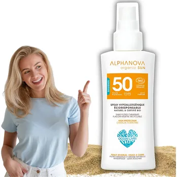 Opalování Alphanova Sun Opalovací krém SPF50 Cestovní balení