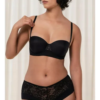 Podprsenka Triumph podprsenka bardotka, balkonetka černá velikost 70D