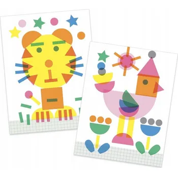 kreativní sada Djeco Umělecká sada Se třpytkami Tropické motivy