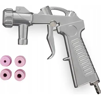 Pískovačka PÍSKOVACÍ PISTOLE + 4 TRYSKY PÍSKOVAČKA Farys