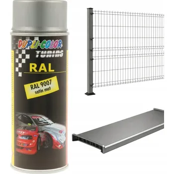 Barva ve spreji Dupli Color Akrylový lak RAL 9007 Hliníková šedá ve spreji 400 ml