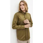 Pánská košile Celio Celio hnědá 1796391