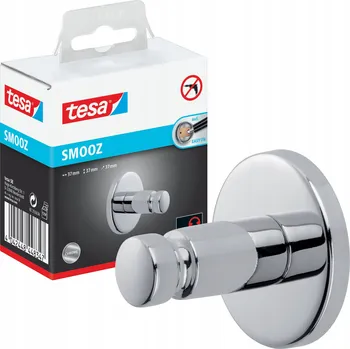 Věšák Háček na ručník Tesa Smooz 37×37, chromovaný, bez vrtání, 40318