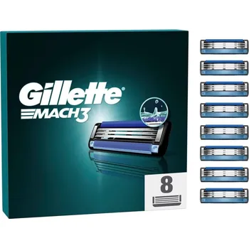 Příslušenství k holicímu strojku Náhradní hlavice Gillette Mach3 8 ks