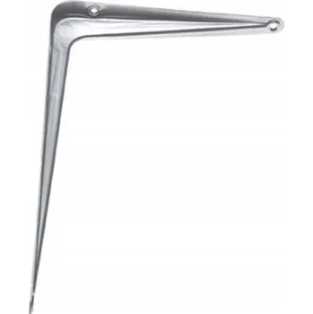 Držák na polici Úhelník KONZOLE NA POLICI POD POLICI 300x350 mm ŠEDÝ