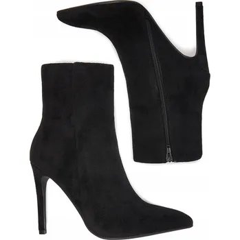 Dámská zimní obuv Deezee kotníkové boty žena černá P5103