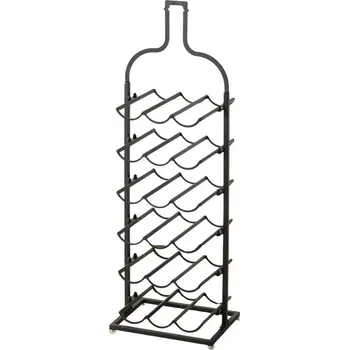 Stojan na víno Boltze Home Kovový stojan na víno BOTELLA ve tvaru lahve, výška 91 cm