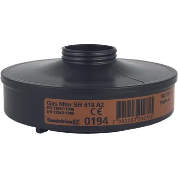 Plynová maska Sundström SR 518 Protiplynový filtr A2 Velikost: UNI