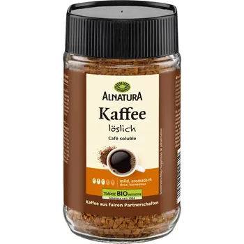 Alnatura BIO Káva Arabica a Robusta rozpustná 100 g