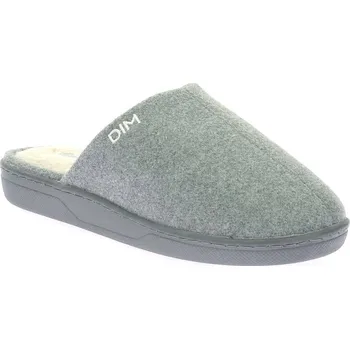 Dámská obuv Pantofle s umělou kožešinou DIM® světle šedá 40